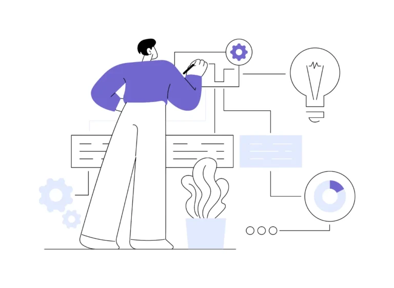 ux design creative vector image