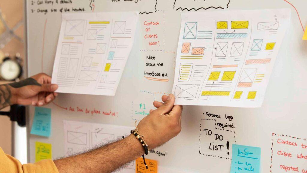 UX design portfolio build